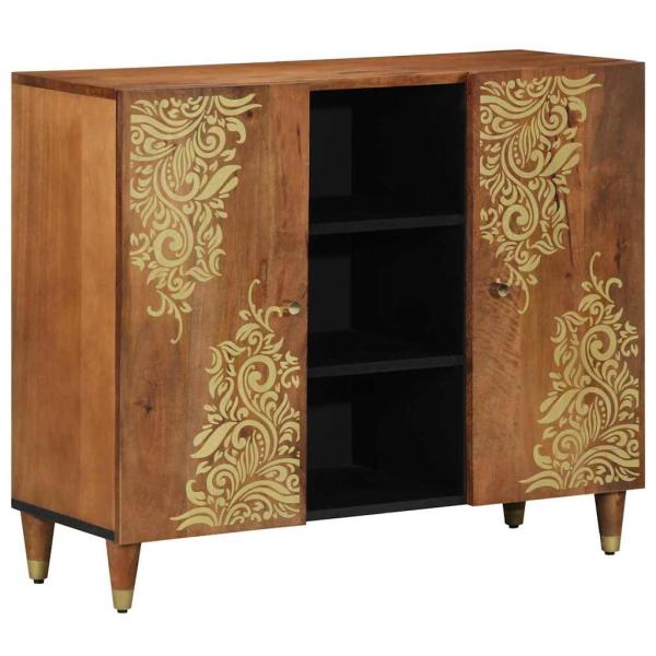 ARDEBO.de - Sideboard 90x33x75 cm Massivholz Mango