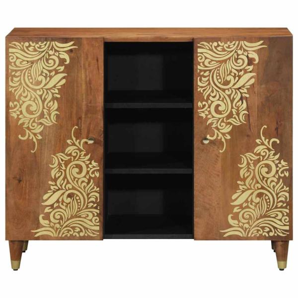 Sideboard 90x33x75 cm Massivholz Mango