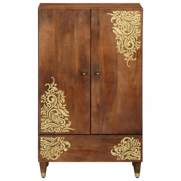 Highboard 60x33x100 cm Massivholz Mango