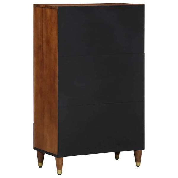 Highboard 60x33x100 cm Massivholz Mango