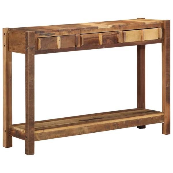 ARDEBO.de - Konsolentisch 107x33x76 cm Recyceltes Massivholz