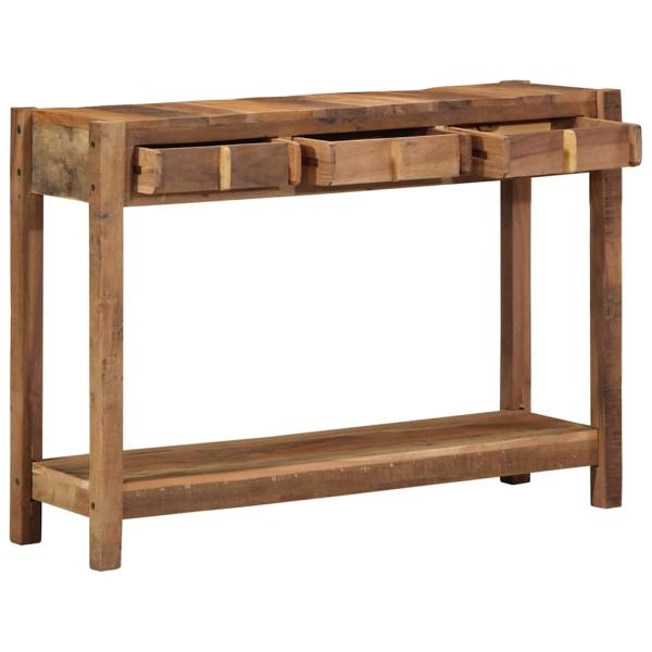 Konsolentisch 107x33x76 cm Recyceltes Massivholz