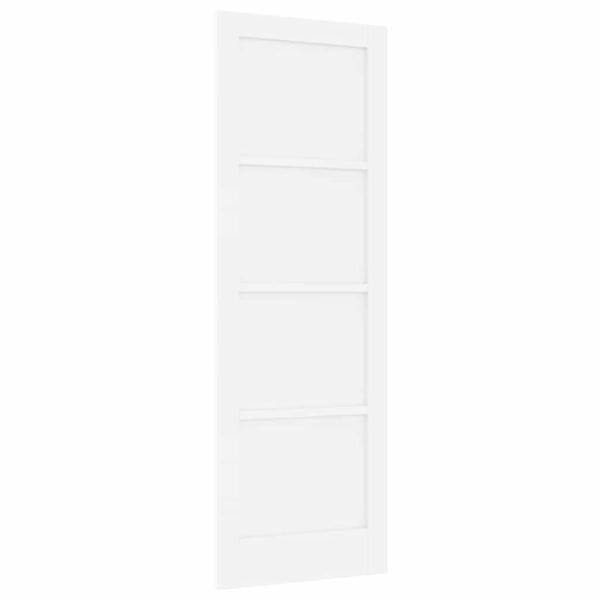 Innentür "ORKDAL" Weiß 73,5x211x4 cm Holz aus massivem Kiefer