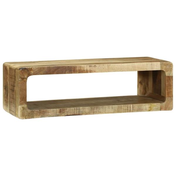 ARDEBO.de - TV-Schränk 80x30x25 cm Massivholz Raues Mangoholz