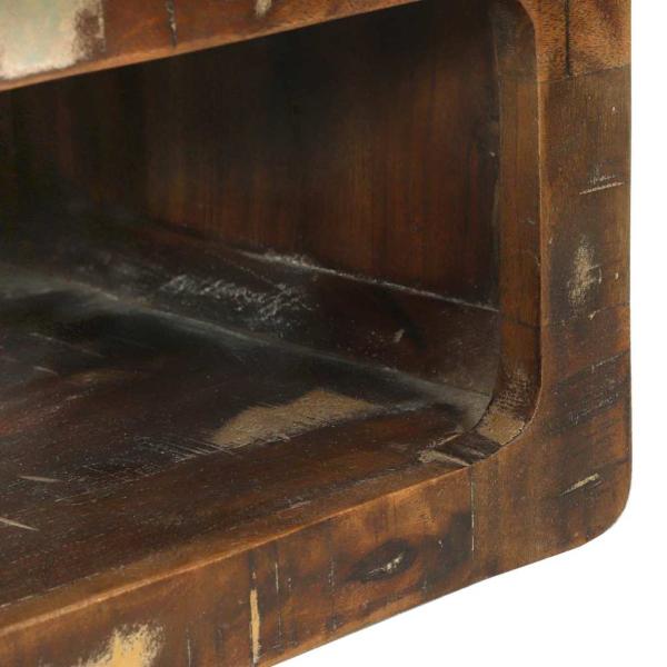 3-teiliges TV-Schranksystem Bunt Massivholz Recycelter