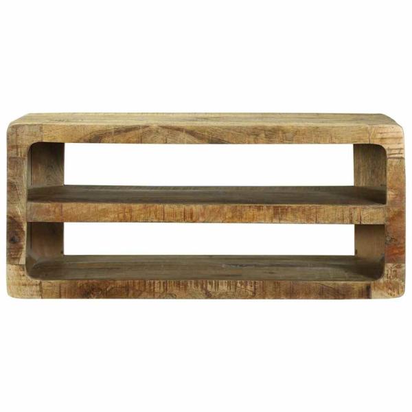 TV-Schrank 80x32x36 cm Massivholz Mango