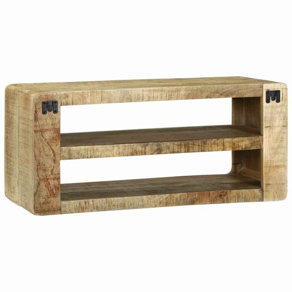 TV-Schrank 80x32x36 cm Massivholz Mango