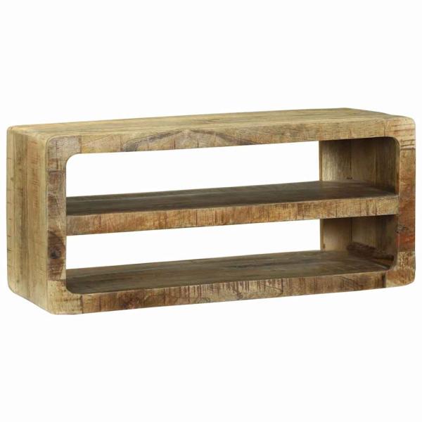 TV-Schrank 80x32x36 cm Massivholz Mango