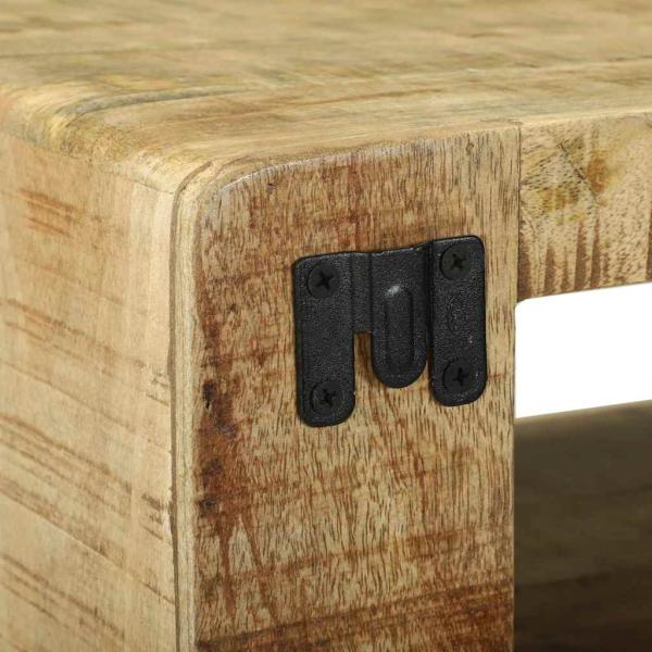 TV-Schrank 80x32x36 cm Massivholz Mango