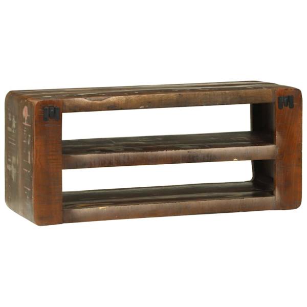 TV-Schrank 80x32x36 cm Massivholz Altholz