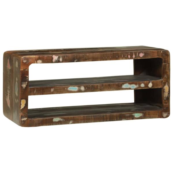 TV-Schrank 80x32x36 cm Massivholz Altholz