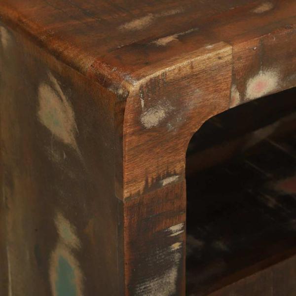 TV-Schrank 80x32x36 cm Massivholz Altholz