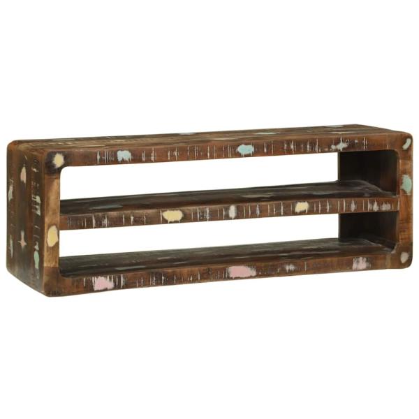 ARDEBO.de - TV-Schrank 100x32x36 cm Massivholz Altholz