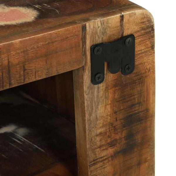 TV-Schrank 100x32x36 cm Massivholz Altholz