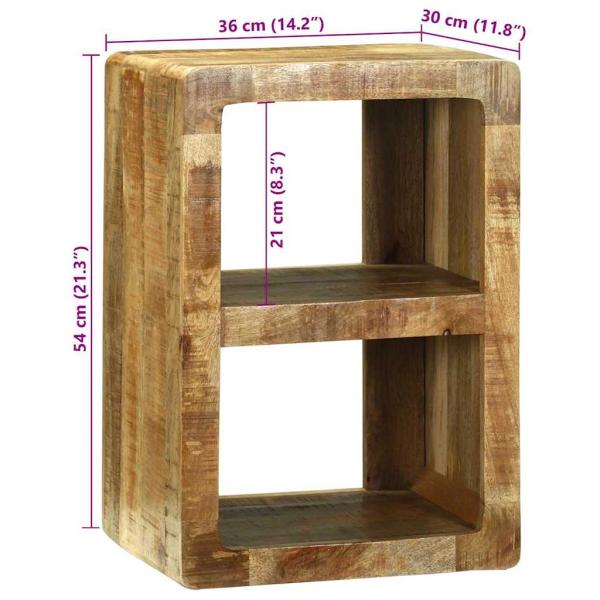 TV-Schrank 36x30x54 cm Massivholz Mango