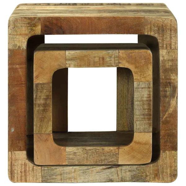 TV-Einheit 36x36x30 cm Massivholz Mango