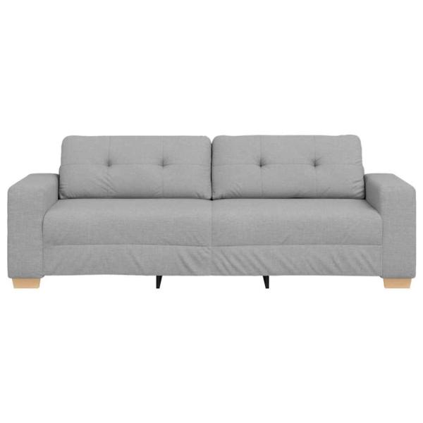 3-Sitzer Sofa in Wolkengrau, 180 cm, Stoff