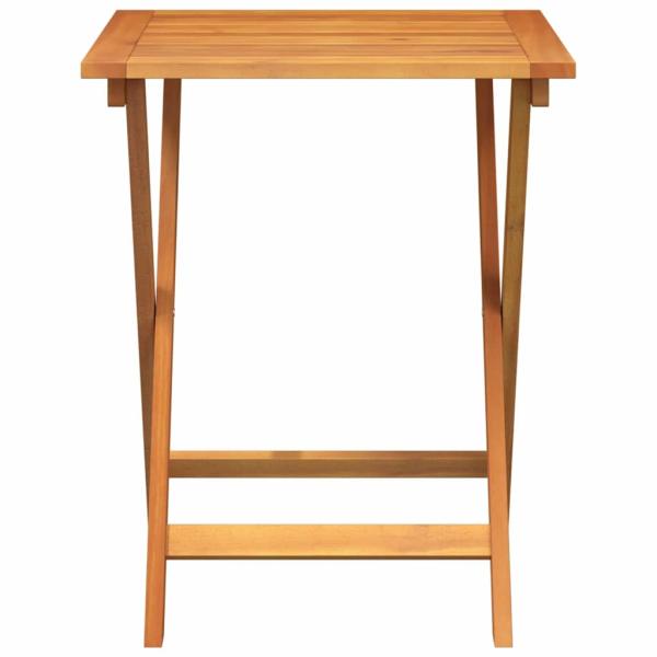 Klappgarten-Tisch Quadratisch 60x60x72 cm Massivholz Akazie