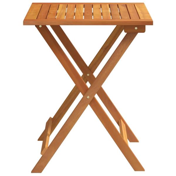 Klappgarten-Tisch Quadratisch 60x60x72 cm Massivholz Akazie