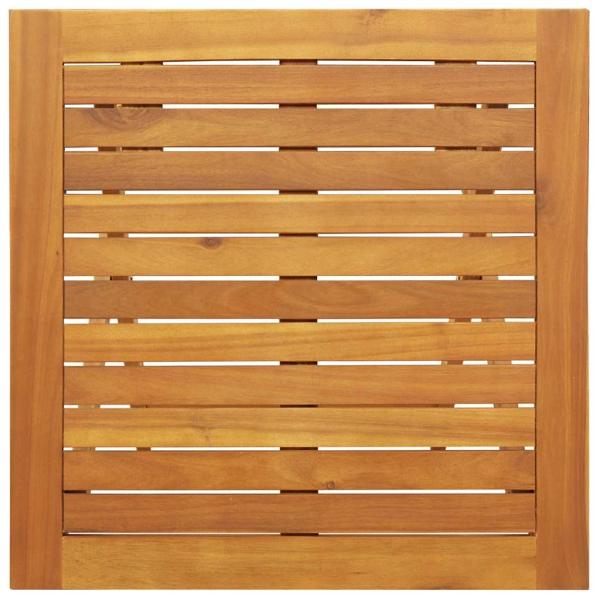 Klappgarten-Tisch Quadratisch 60x60x72 cm Massivholz Akazie