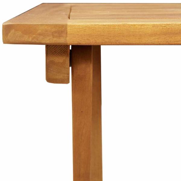 Klappgarten-Tisch Quadratisch 60x60x72 cm Massivholz Akazie