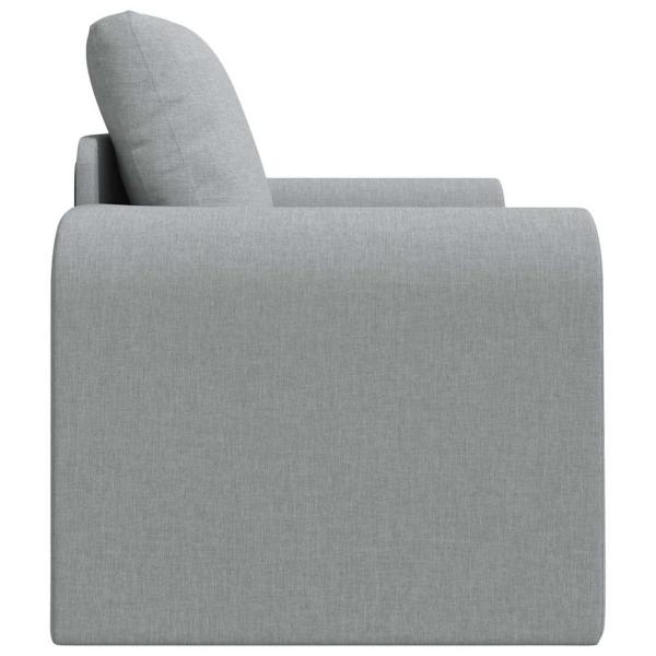 Boden Schlafsofa 2-in-1 Hellgrau 98x71x83 cm Stoff