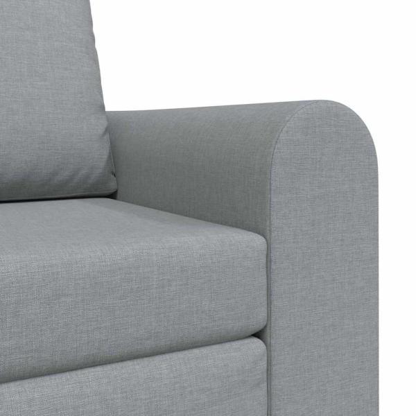 Boden Schlafsofa 2-in-1 Hellgrau 98x71x83 cm Stoff