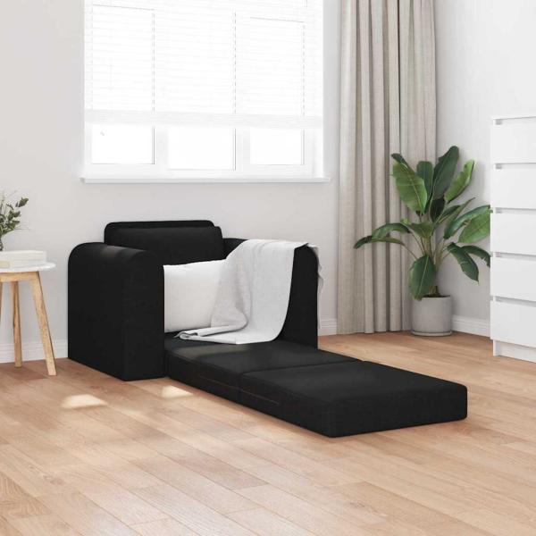 Boden Schlafsofa 2-in-1 Schwarz 98x71x83 cm