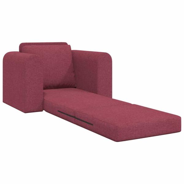 Boden Schlafsofa 2-in-1 Burgunderrot 98x71x83 cm Stoff