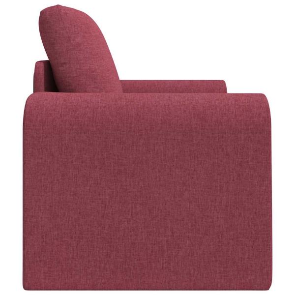 Boden Schlafsofa 2-in-1 Burgunderrot 98x71x83 cm Stoff