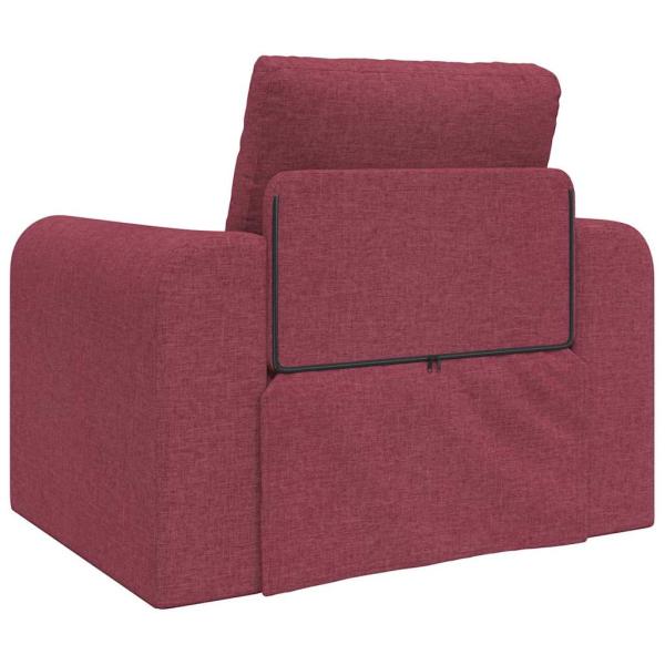 Boden Schlafsofa 2-in-1 Burgunderrot 98x71x83 cm Stoff