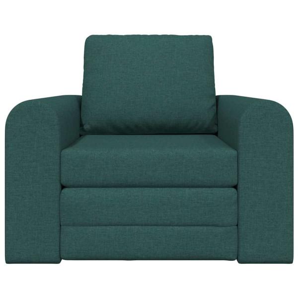 Boden Schlafsofa 2-in-1 Dunkelgrün 98x71x83 cm Stoff