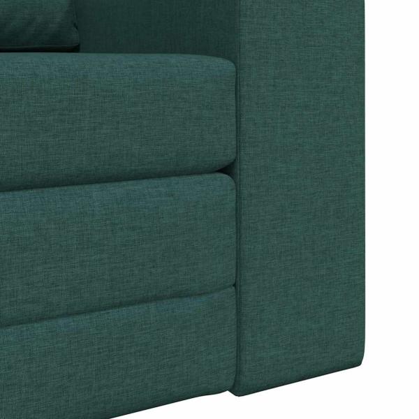 Boden Schlafsofa 2-in-1 Dunkelgrün 98x71x83 cm Stoff