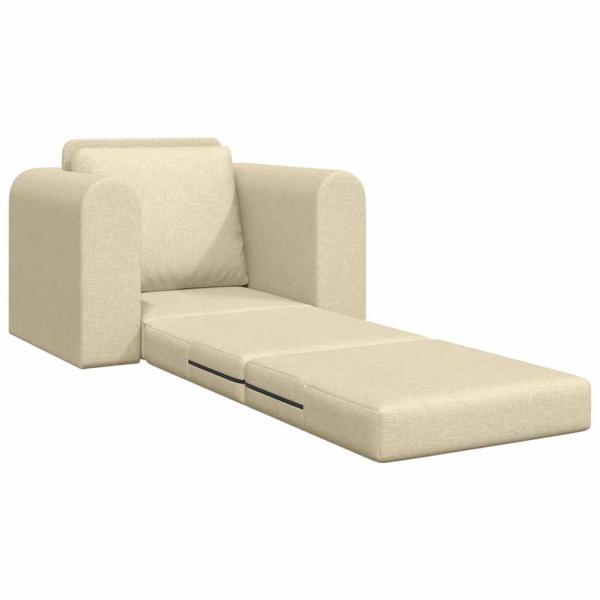 Boden Sofa Bett 2-in-1 Creme 98x71x83 cm Stoff