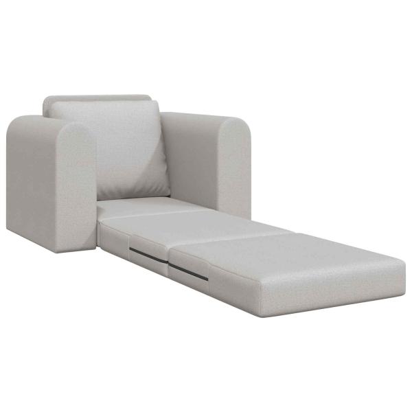 Schlafsofa 2-in-1 Wolkengrau 98x71x83 cm Stoff