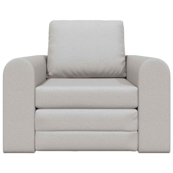 Schlafsofa 2-in-1 Wolkengrau 98x71x83 cm Stoff