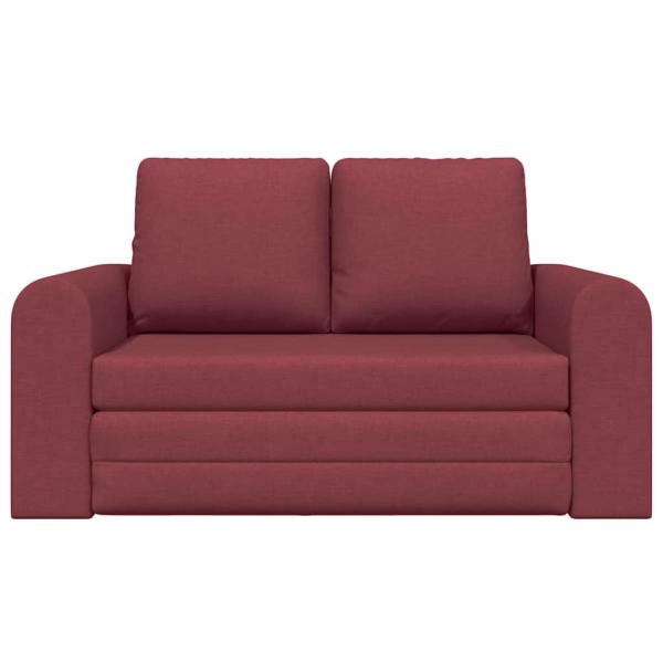 Boden Schlafsofa 2-in-1 Weinrot 148x71x83 cm Stoff