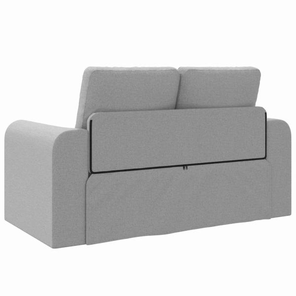 Boden Schlafsofa 2-in-1 Wolken Grau 148x71x83 cm Stoff