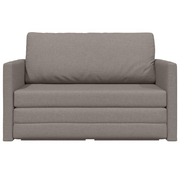 Schlafsofa Taupe 124 x 71 x 78 cm Stoff