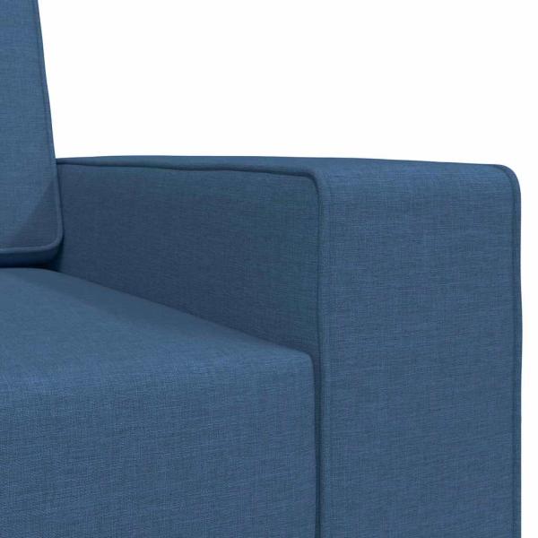 Boden Schlafsofa 2-in-1 Blau 245x150x60.5 cm Stoff