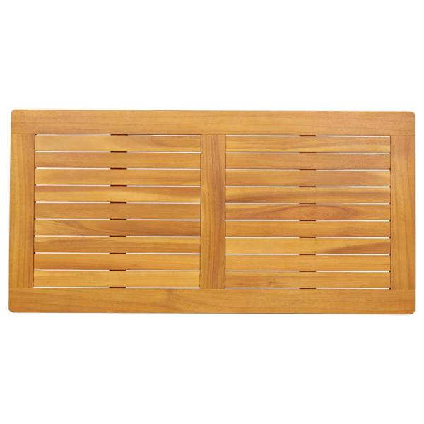 Tischplatte 100x50x2,2 cm Rechteckig Massivholz Akazie