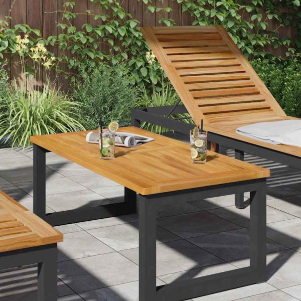 Tischplatte 100x50x2,2 cm Rechteckig Massivholz Akazie