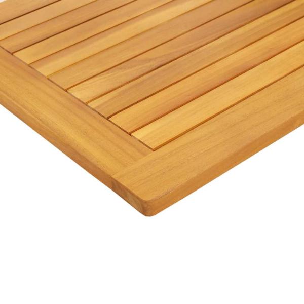 Tischplatte 100x50x2,2 cm Rechteckig Massivholz Akazie