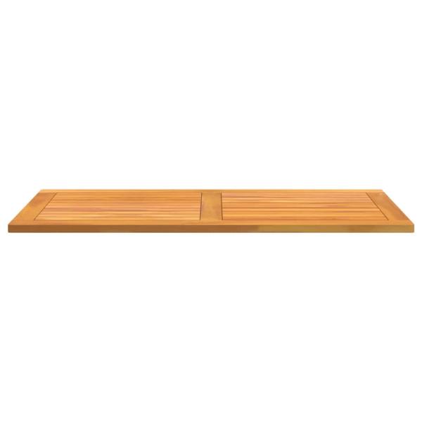 Tischplatte 110x55x2,2 cm Rechteckige Massivholztischplatte