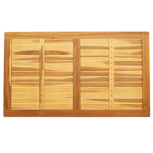 Tischplatte 120x70x2,2 cm Rechteckig Massivholz Akazie