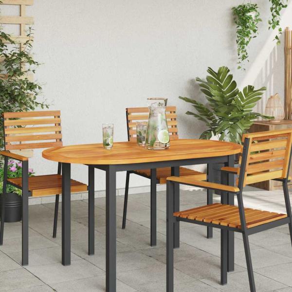 Tischplatte Öl-Natur 120 x 70 x 2 cm Massivholz Akazie