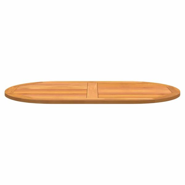 Tischplatte Öl-Natur 120 x 70 x 2 cm Massivholz Akazie