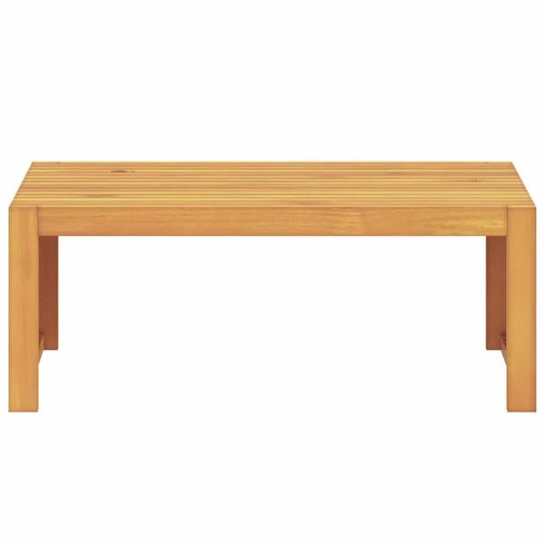 Garten Couchtisch 90x45x35 cm Massivholz Akazie