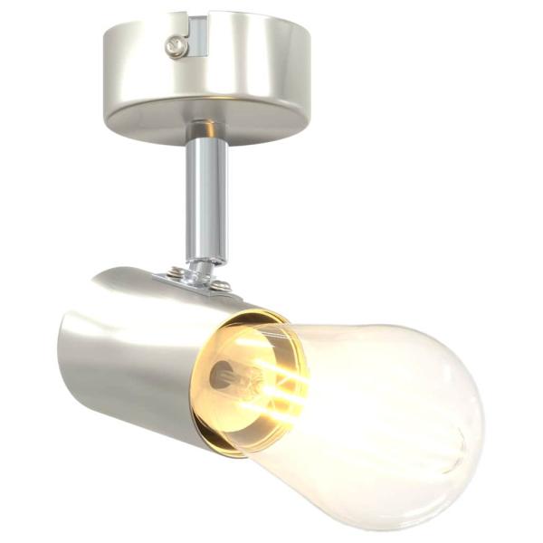 Deckenstrahler 1 Wege verstellbar Gebürstetes Nickel E27