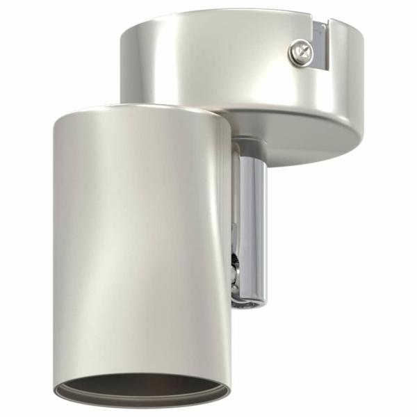 Deckenstrahler 1 Wege verstellbar Gebürstetes Nickel E27